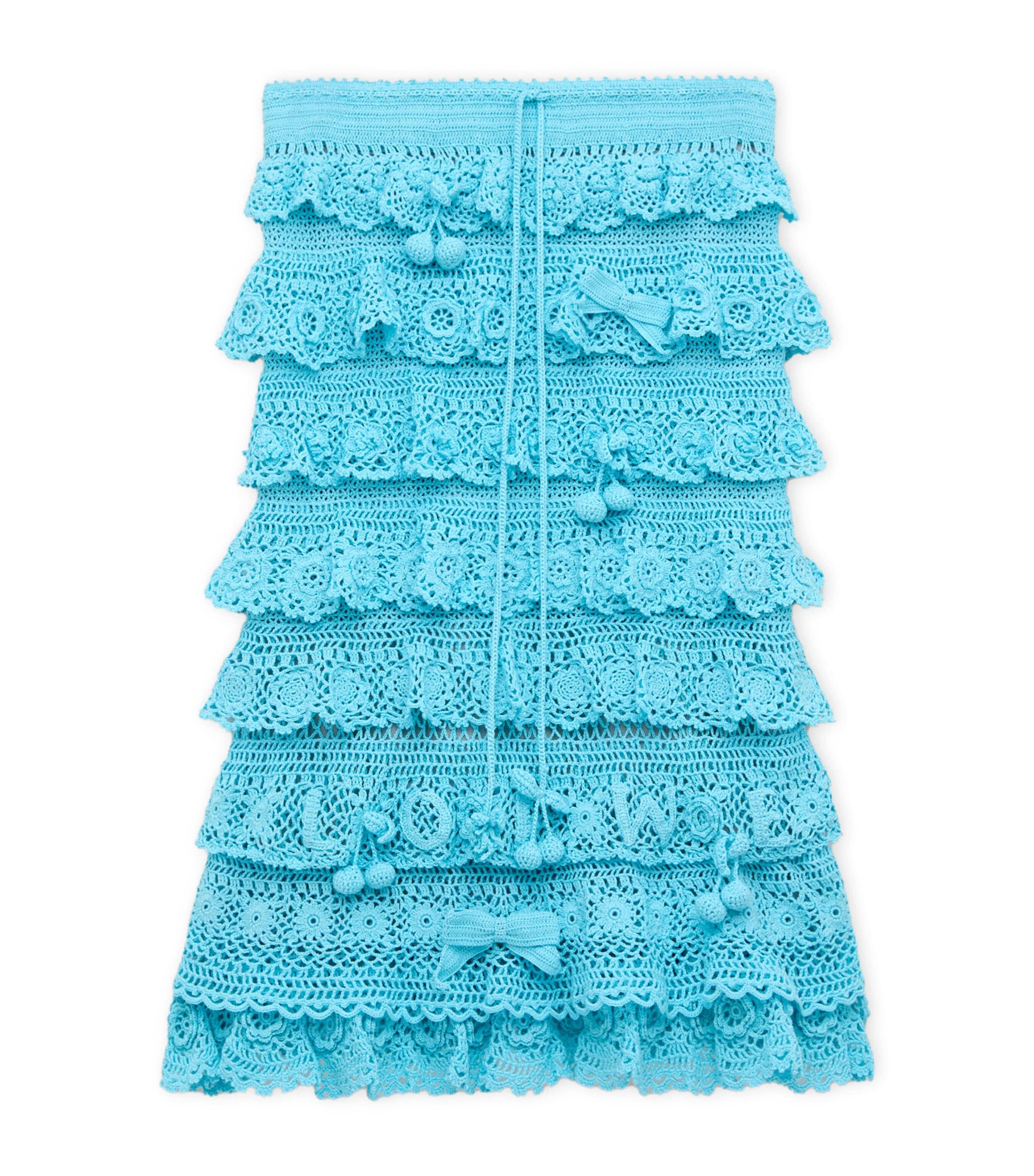 LOEWE x Paula's Ibiza Crochet Midi Skirt by LOEWE