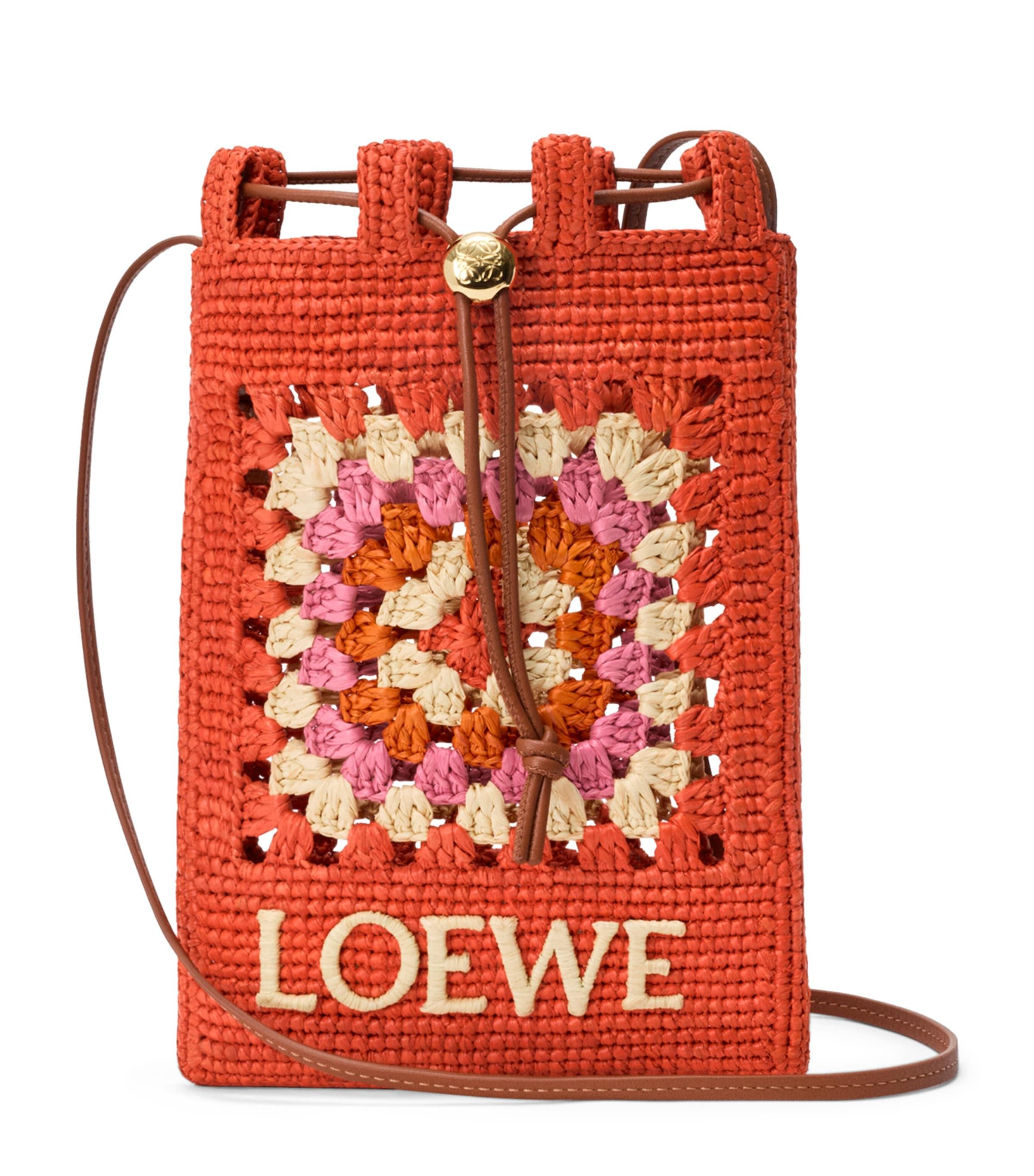 LOEWE x Paula's Ibiza Crochet Pocket Patch Shoulder Bag by LOEWE