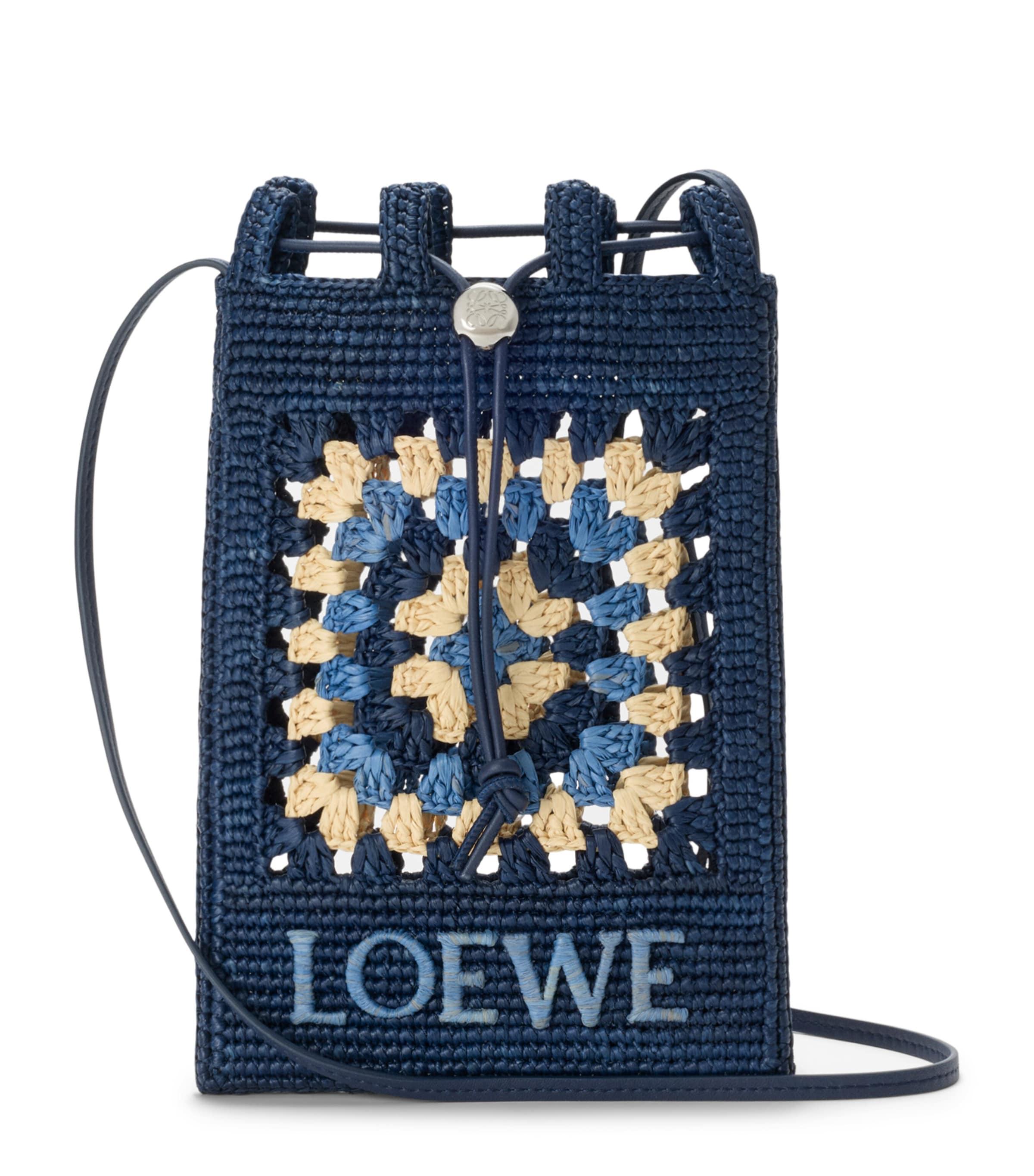 LOEWE x Paula's Ibiza Crochet Pocket Patch Shoulder Bag by LOEWE