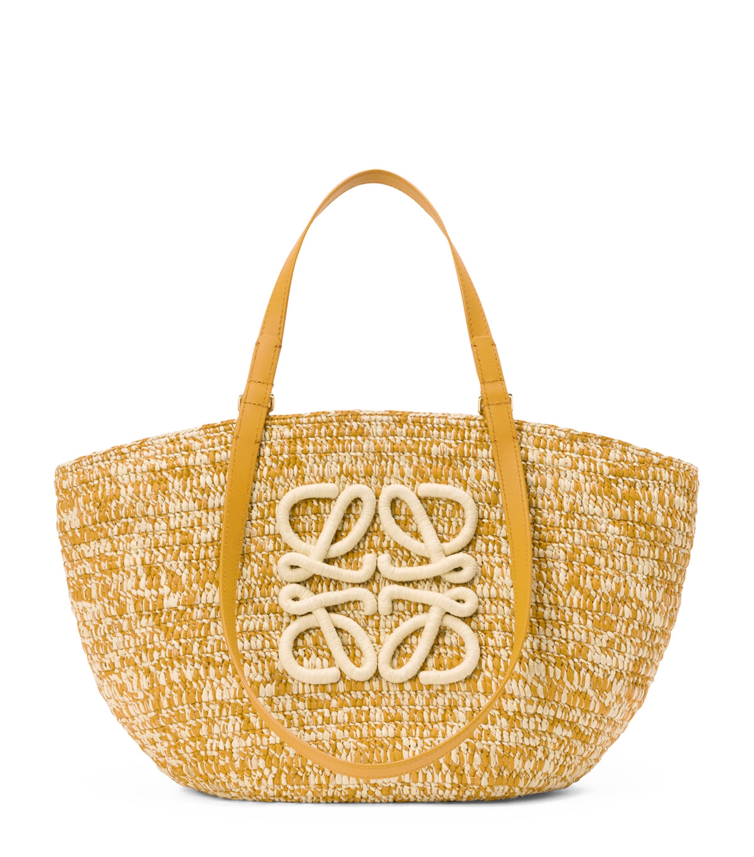 LOEWE x Paula’s Ibiza Medium Raffia Eclipse Basket Bag by LOEWE