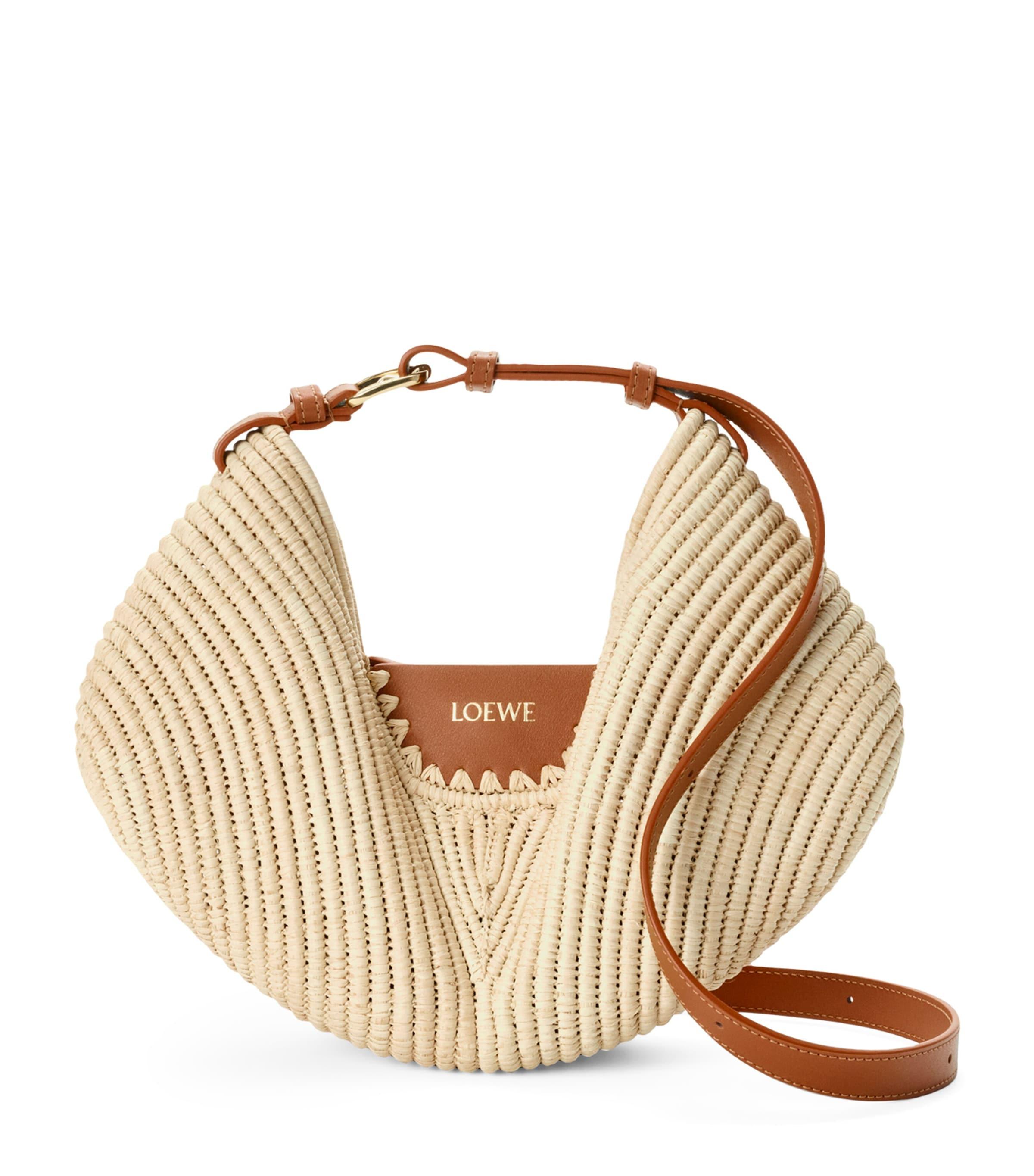 LOEWE x Paula's Ibiza Medium Raffia Swing Shoulder Bag by LOEWE