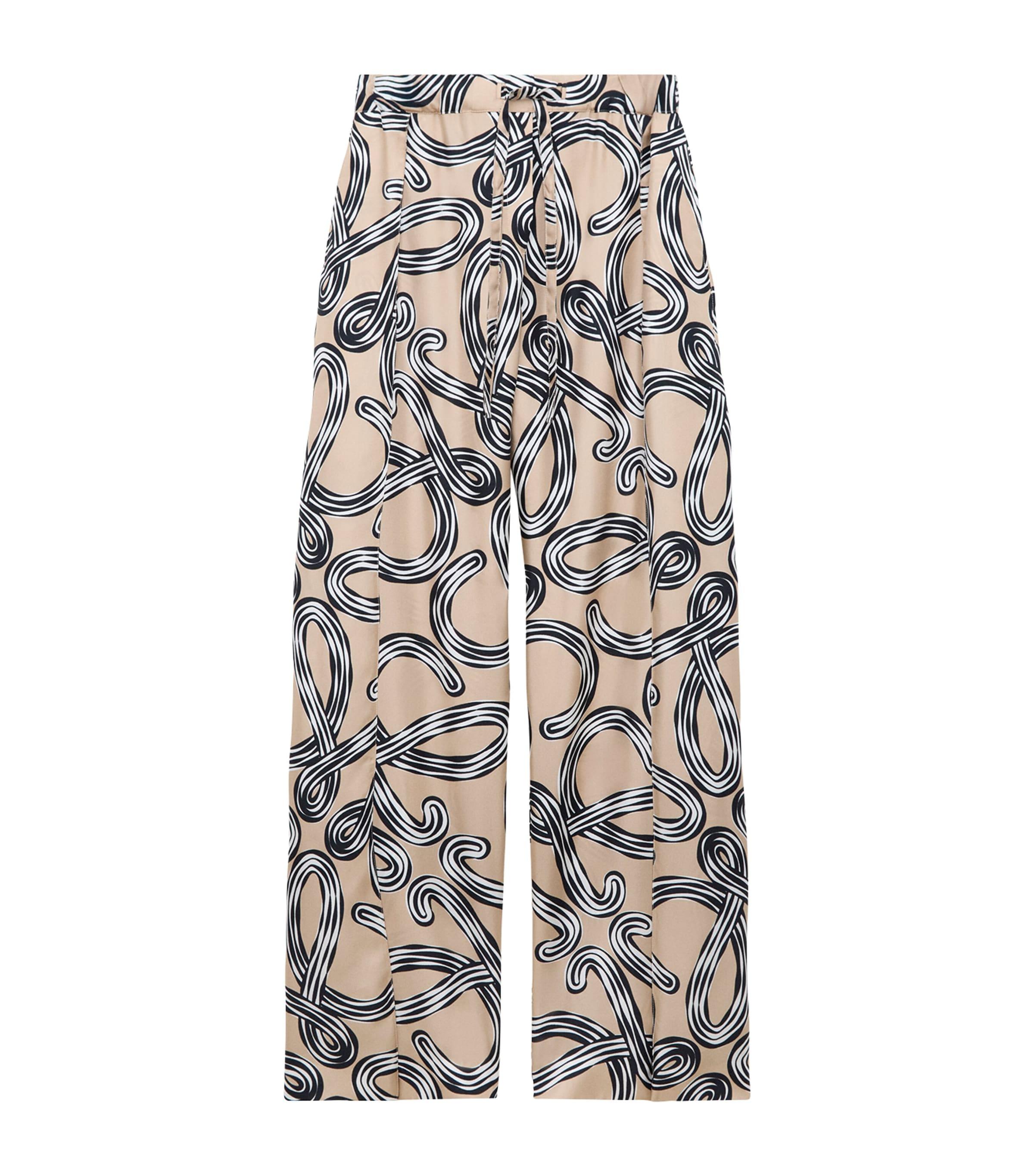 LOEWE x Paula’s Ibiza Silk Drawstring Trousers by LOEWE