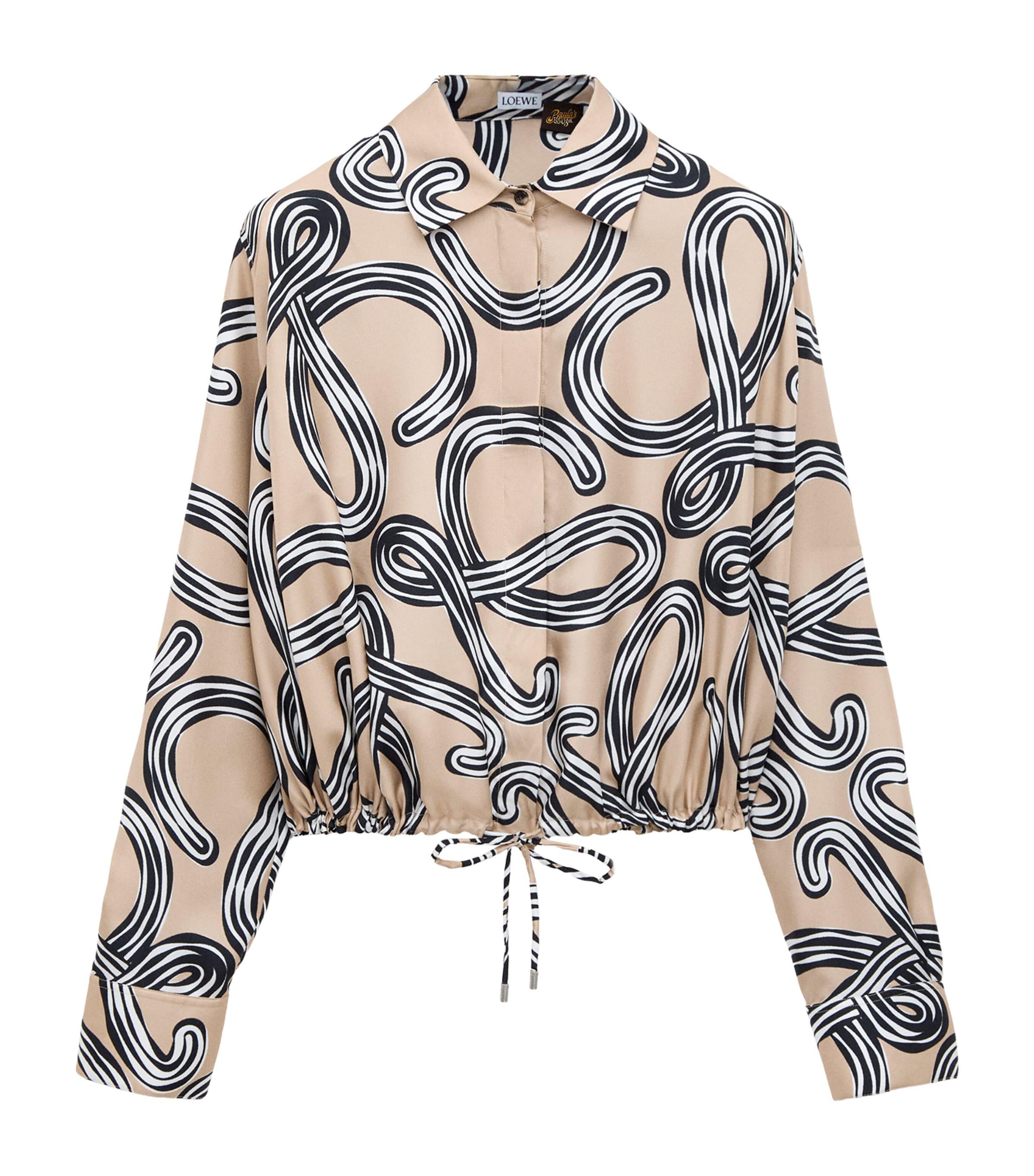 LOEWE x Paula’s Ibiza Silk Twill Blouse by LOEWE