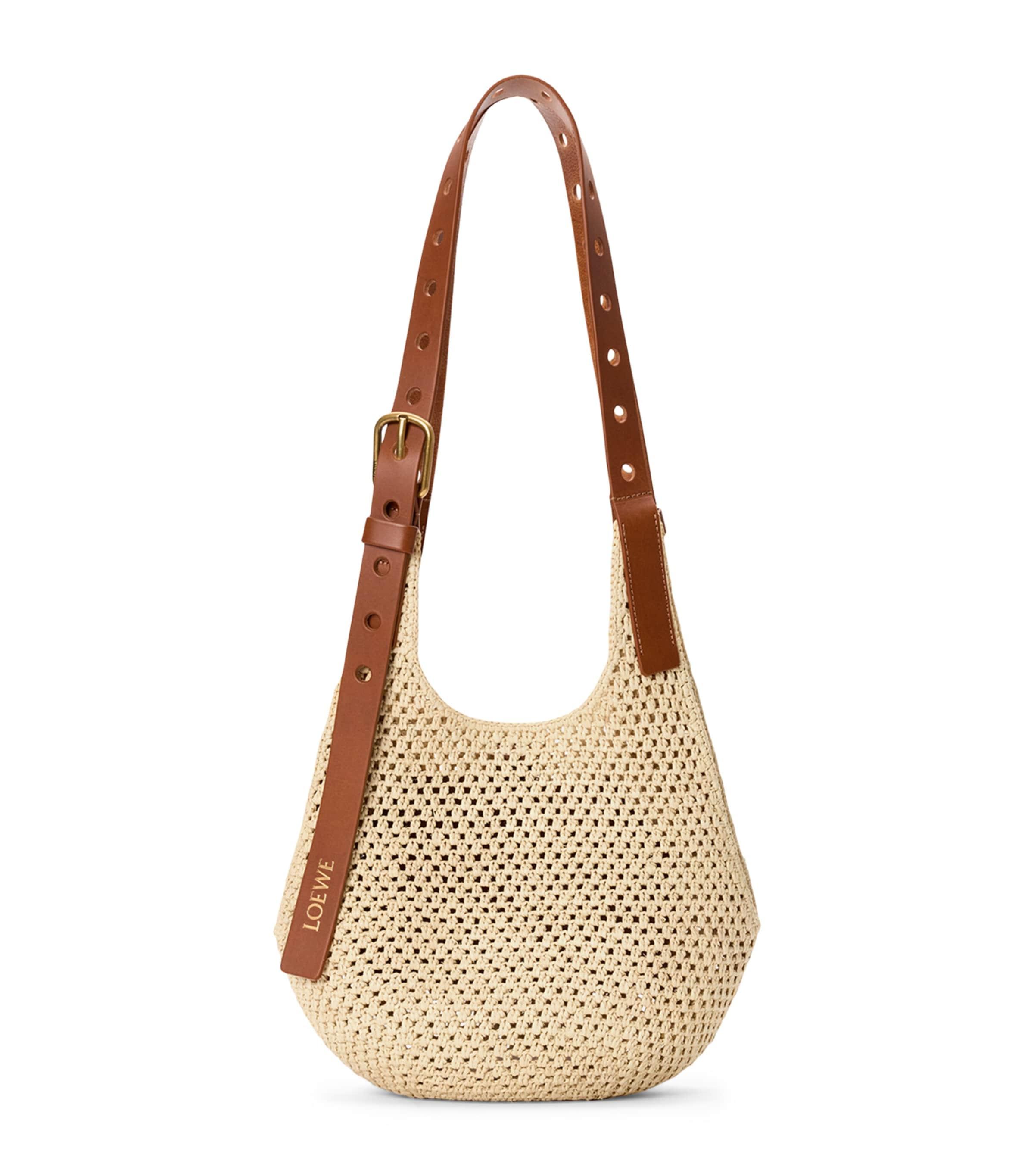 LOEWE x Paula's Ibiza Small Raffia-Leather Tote Bag by LOEWE