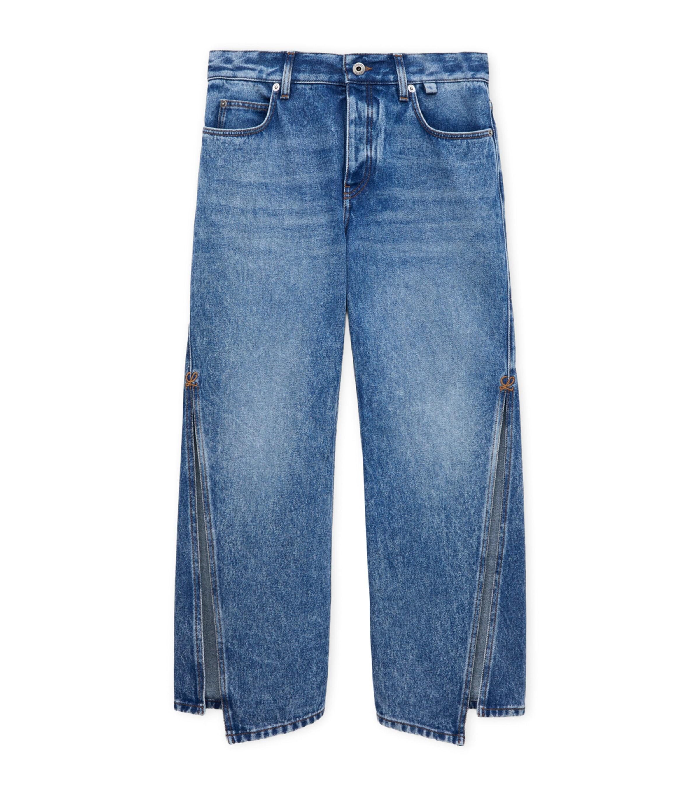 LOEWE x Paula's Ibiza Split-Leg Mid-Rise Flared Jeans by LOEWE