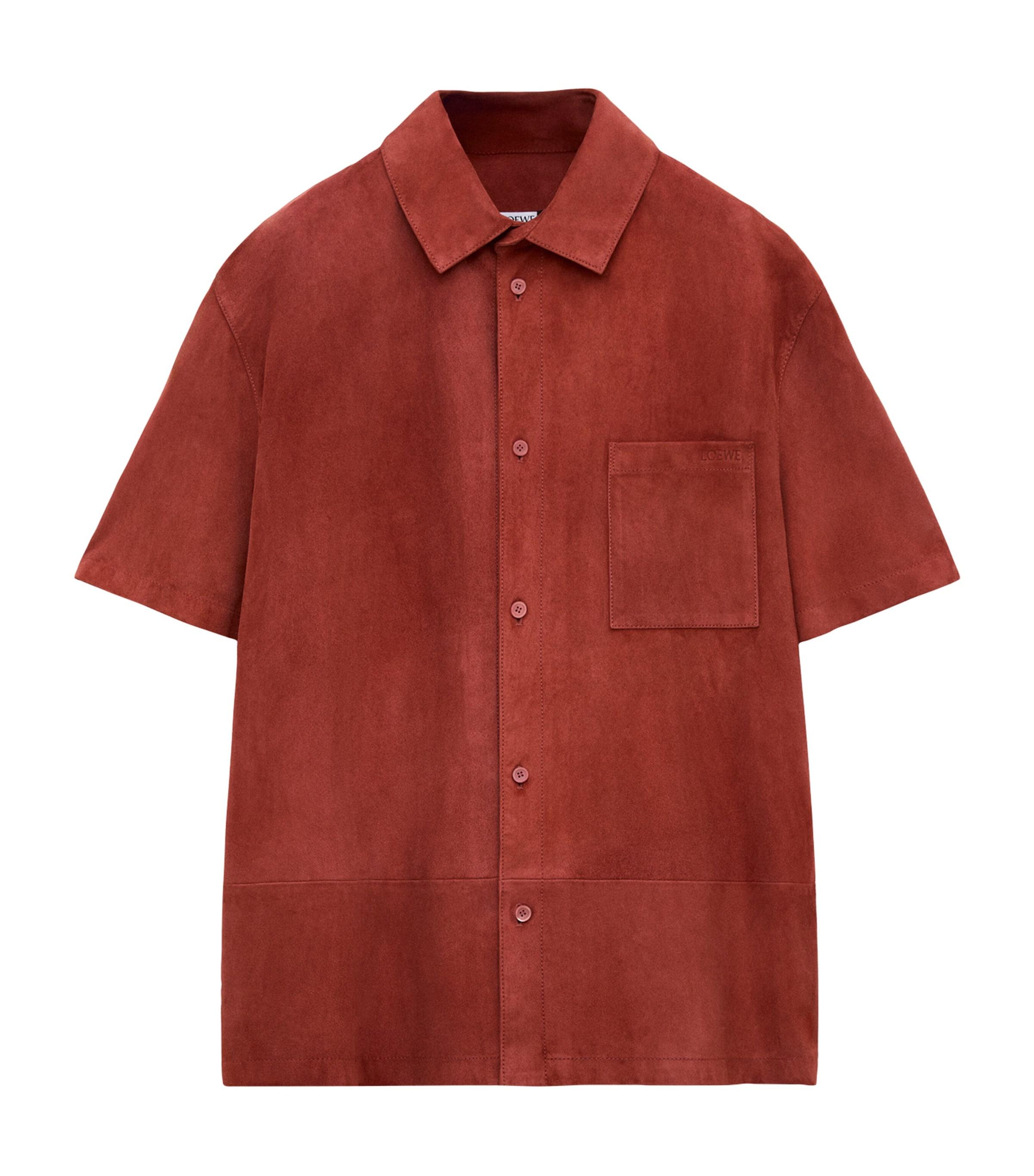 LOEWE x Paula’s Ibiza Suede Anagram Shirt by LOEWE