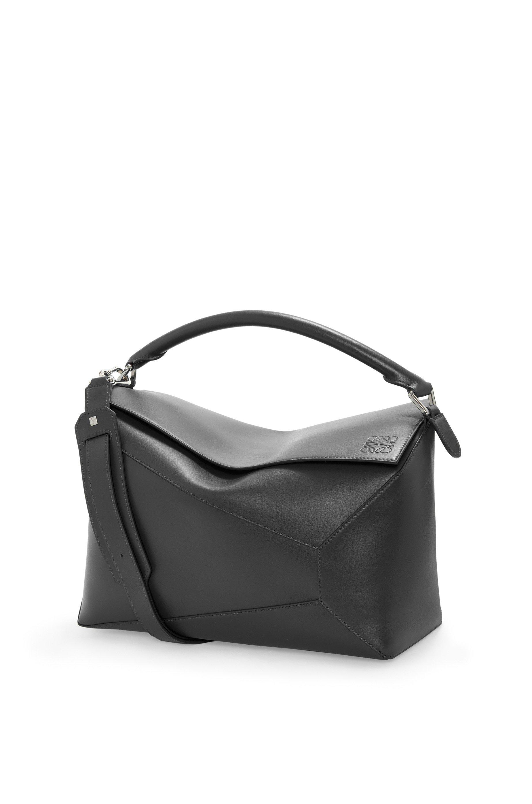 Large Puzzle Edge bag in grained calfskin by LOEWE
