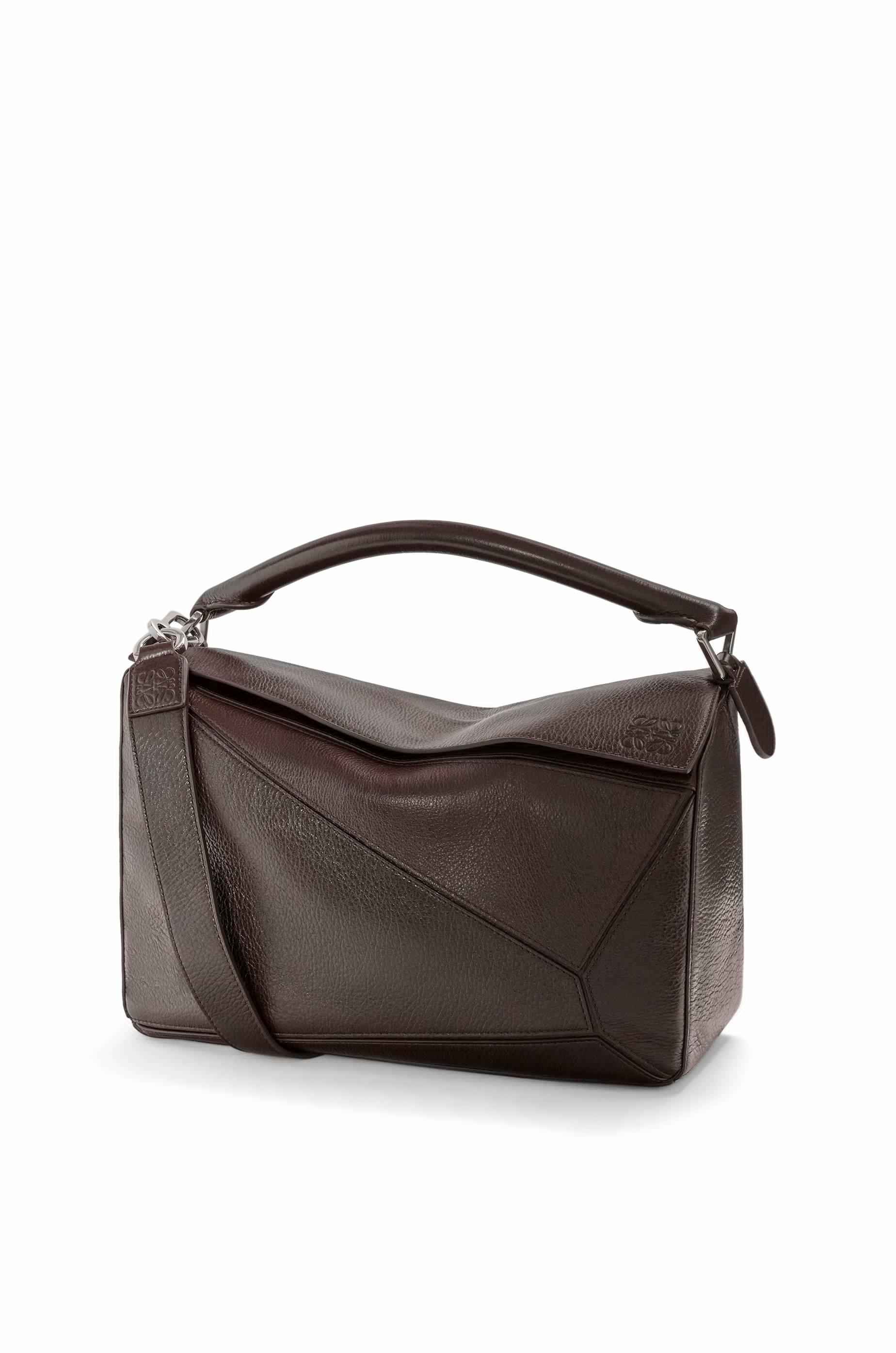 Large Puzzle bag in deerskin by LOEWE