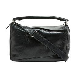 Large Puzzle bag in grained calf leather by LOEWE