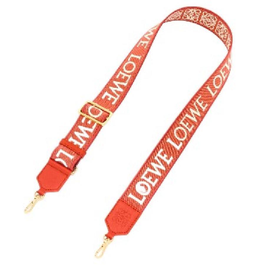 Loewe Anagram Strap In Jacquard And Calfskin by LOEWE