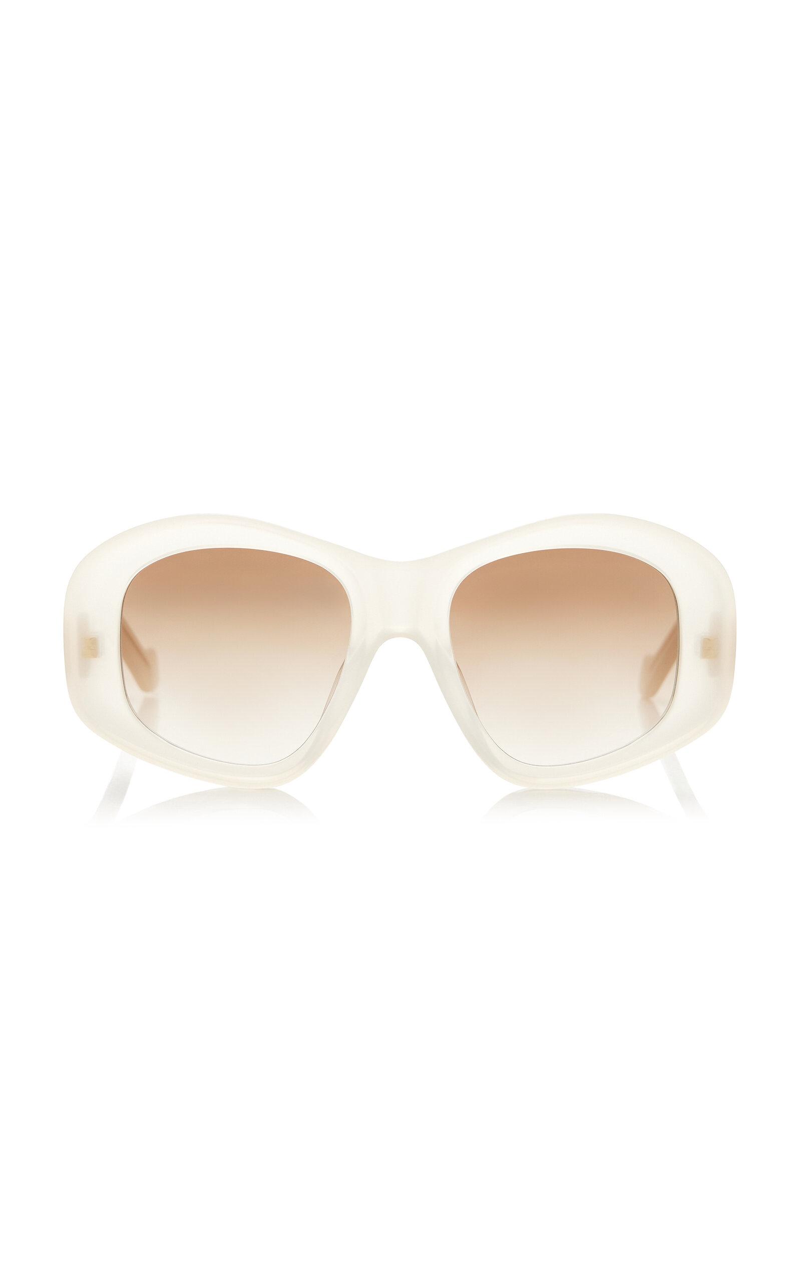Loewe Beveled Pentagon Acetate Sunglasses - Moda Operandi by LOEWE