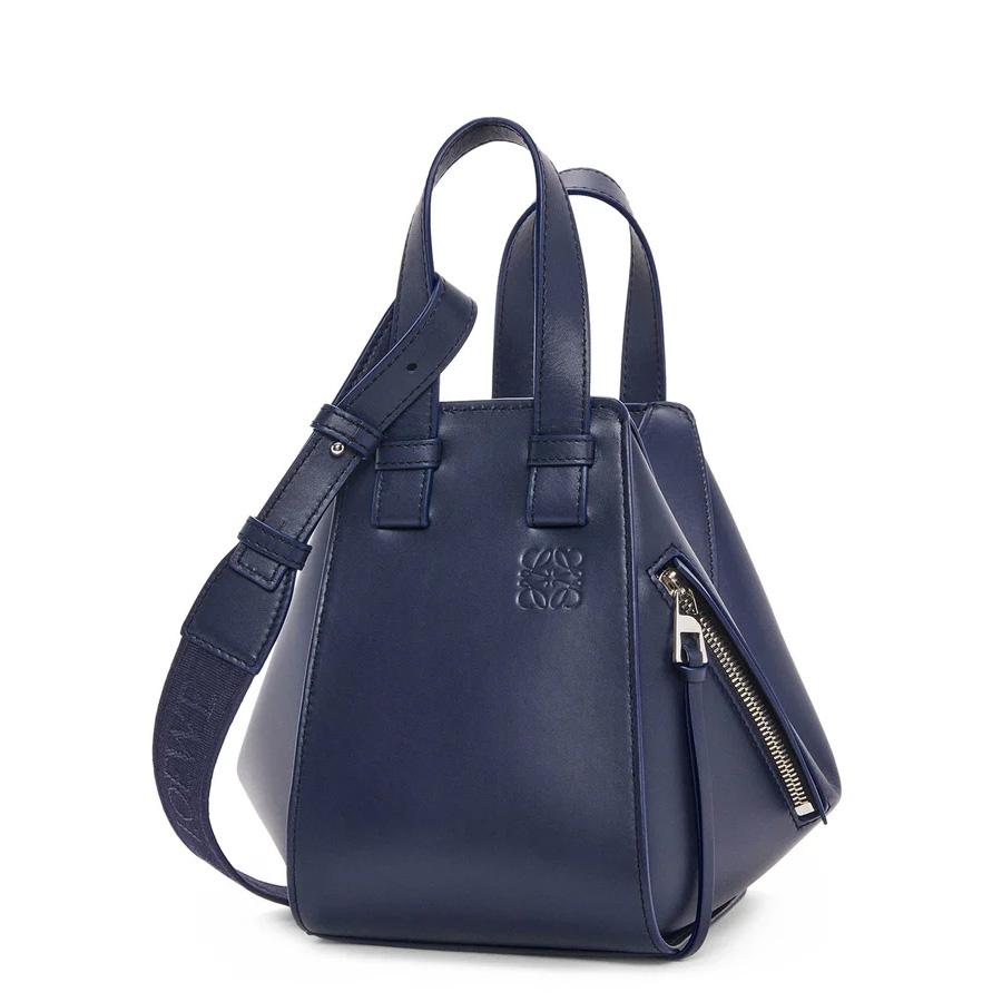 Loewe Compact Hammock Bag - Abyss Blue by LOEWE
