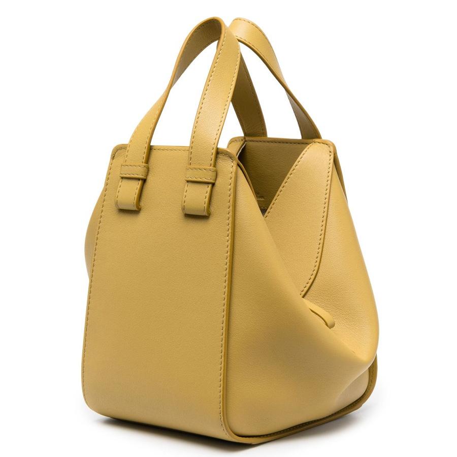 Loewe Compact Hammock Bag In Bright Ochre by LOEWE