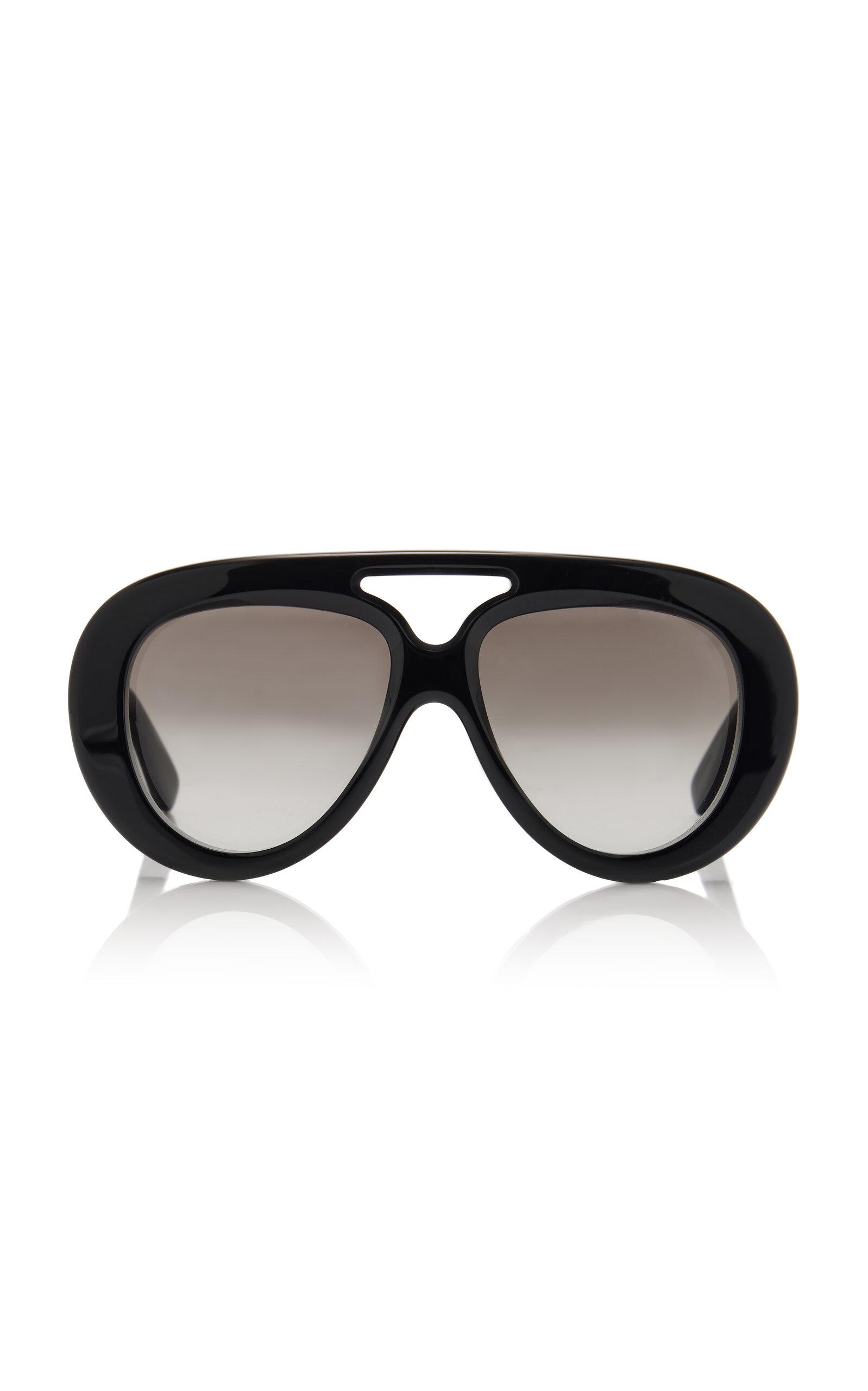 Loewe Curvy Oversized Aviator-Frame Acetate Sunglasses - Moda Operandi by LOEWE