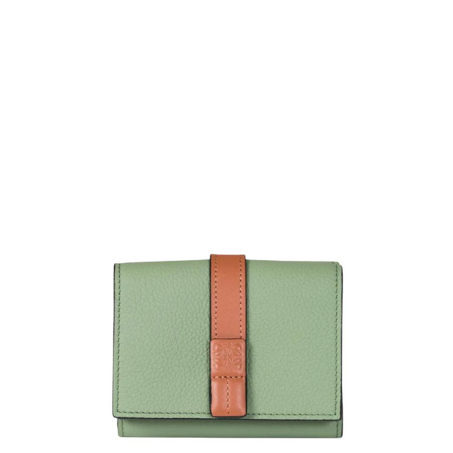 Loewe Embossed Anagram Trifold Calfskin Wallet by LOEWE