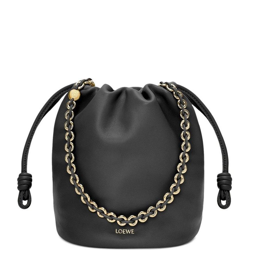 Loewe Flamenco Purse Bucket Bag - Black by LOEWE