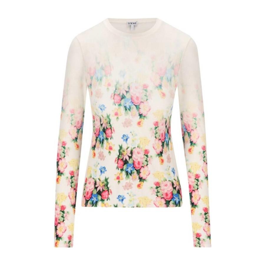 Loewe Floral-Printed Long Sleeved Top by LOEWE
