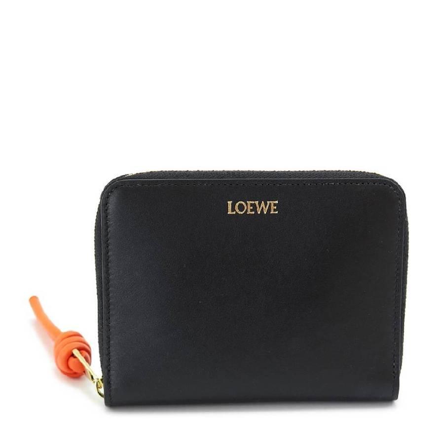 Loewe Knot Zipped Compact Leather Wallet by LOEWE