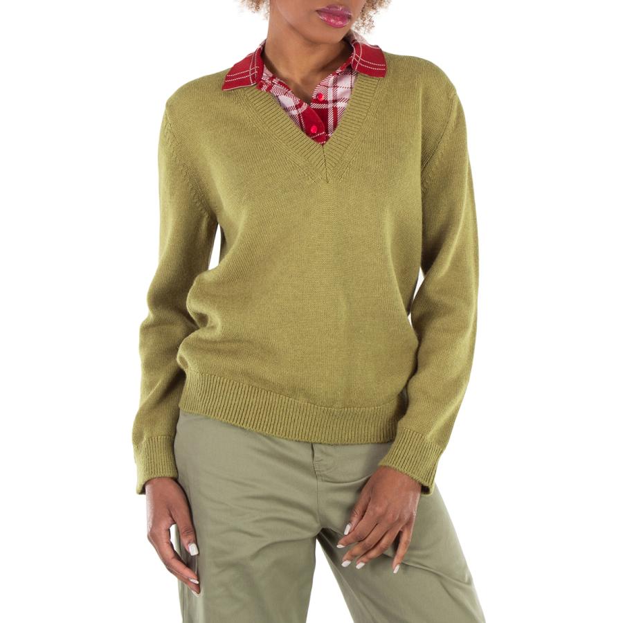 Loewe Polo Collar V Neck Sweater by LOEWE