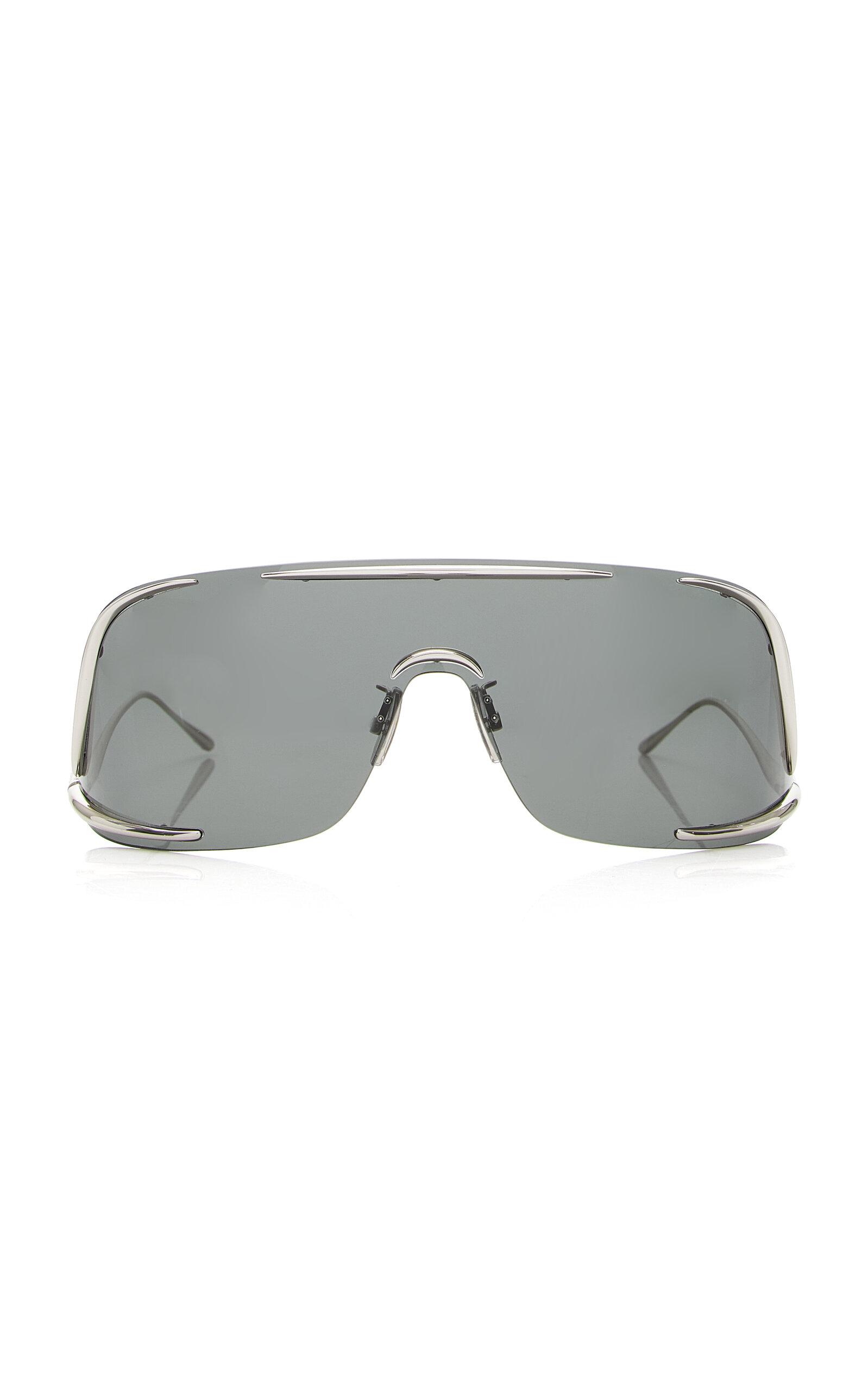 Loewe Shield Mask-Frame Metal Sunglasses - Moda Operandi by LOEWE