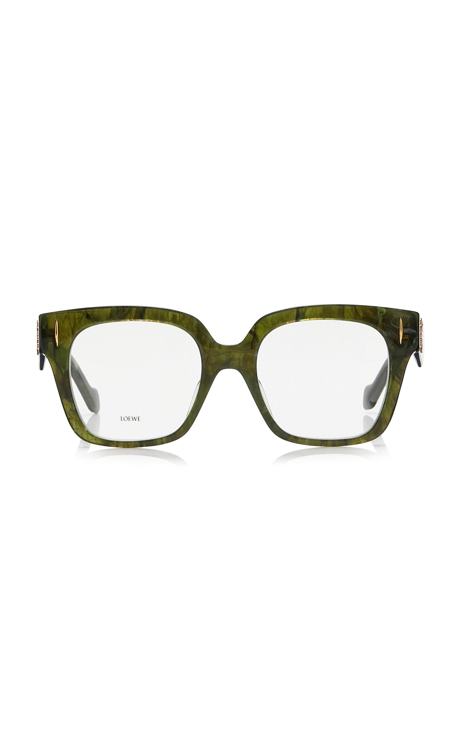 Loewe Square-Frame Acetate Glasses - Moda Operandi by LOEWE