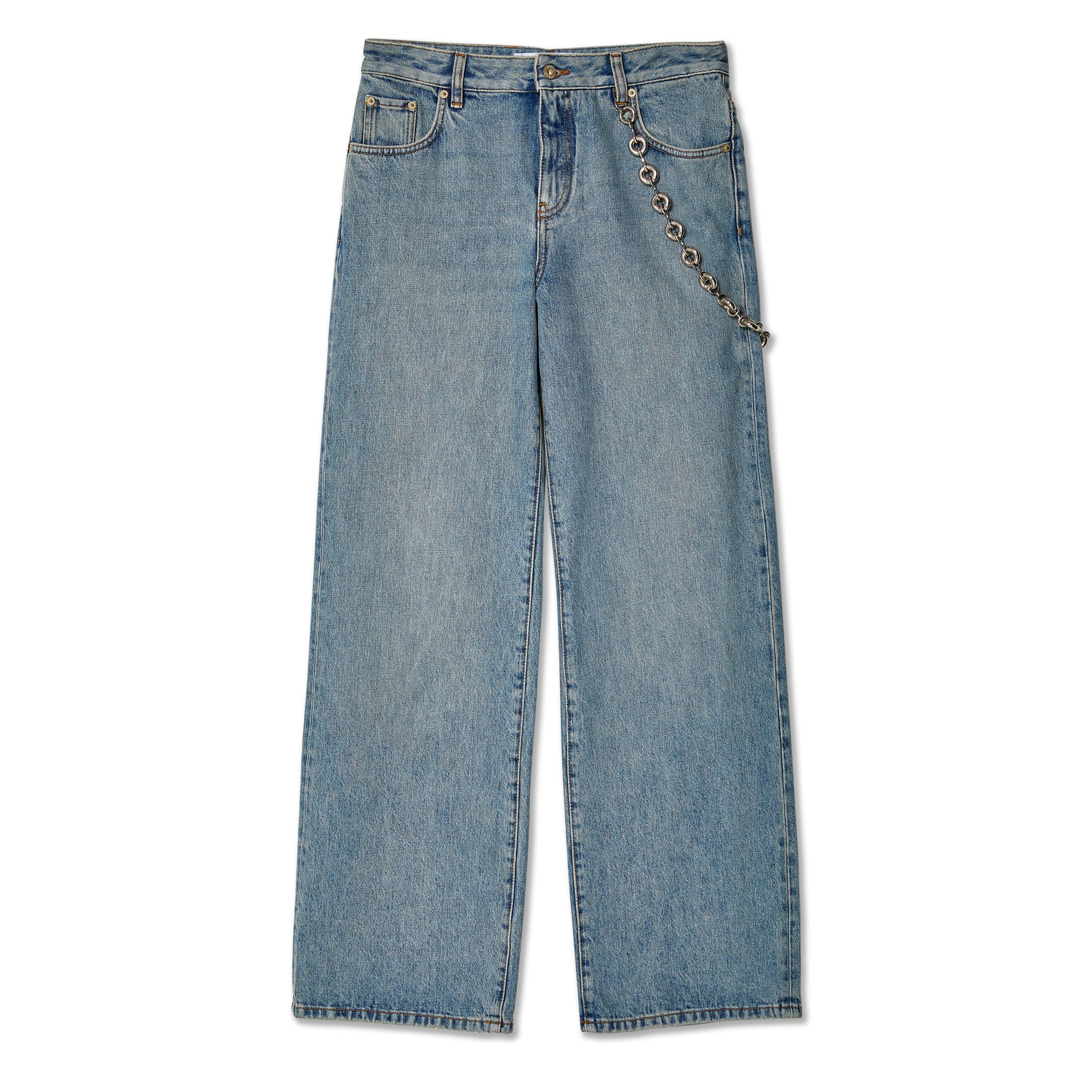 Loewe - Women's Chain Jeans - (Washed Denim) by LOEWE