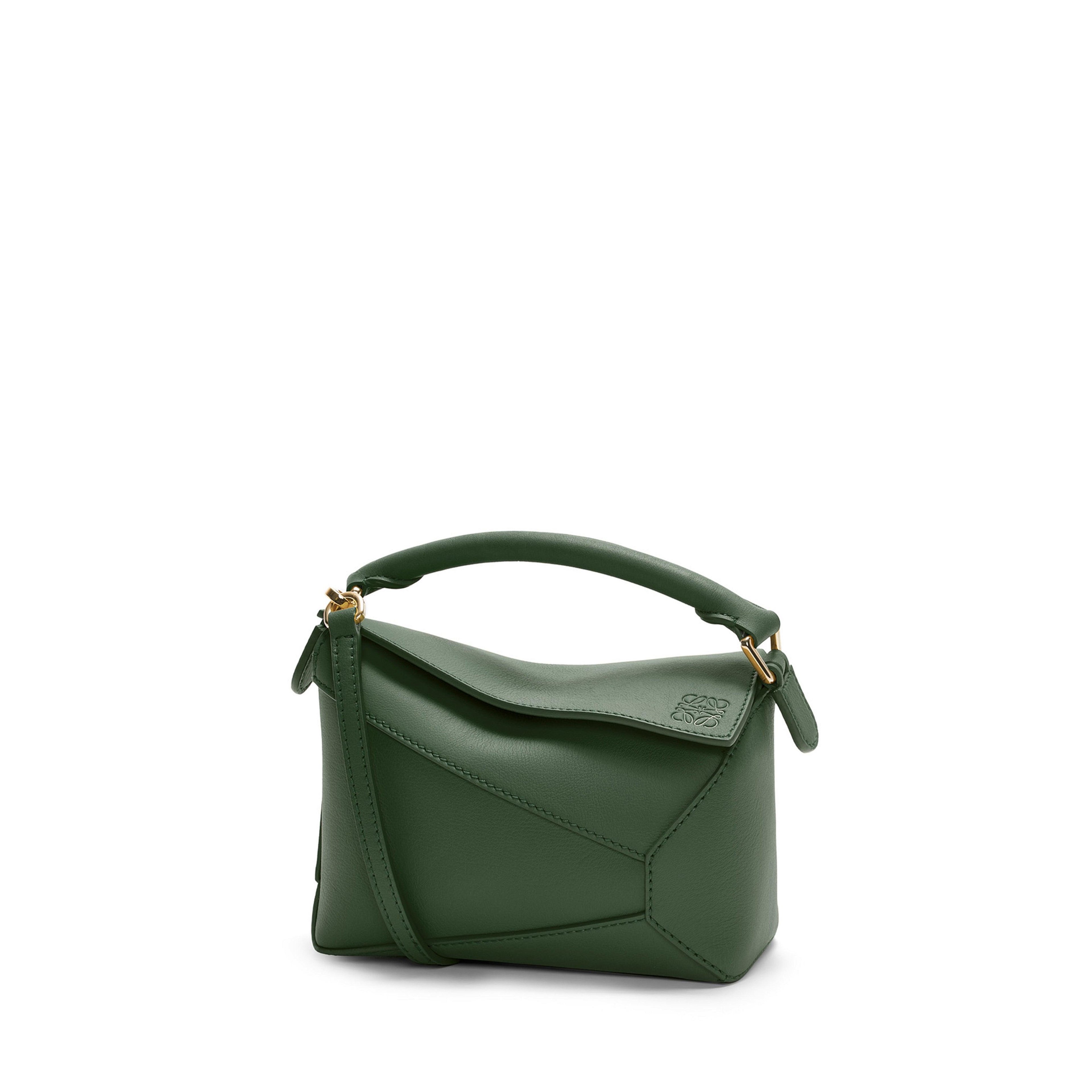 Loewe - Women's Puzzle Edge Mini Bag - (Bottle Green) by LOEWE