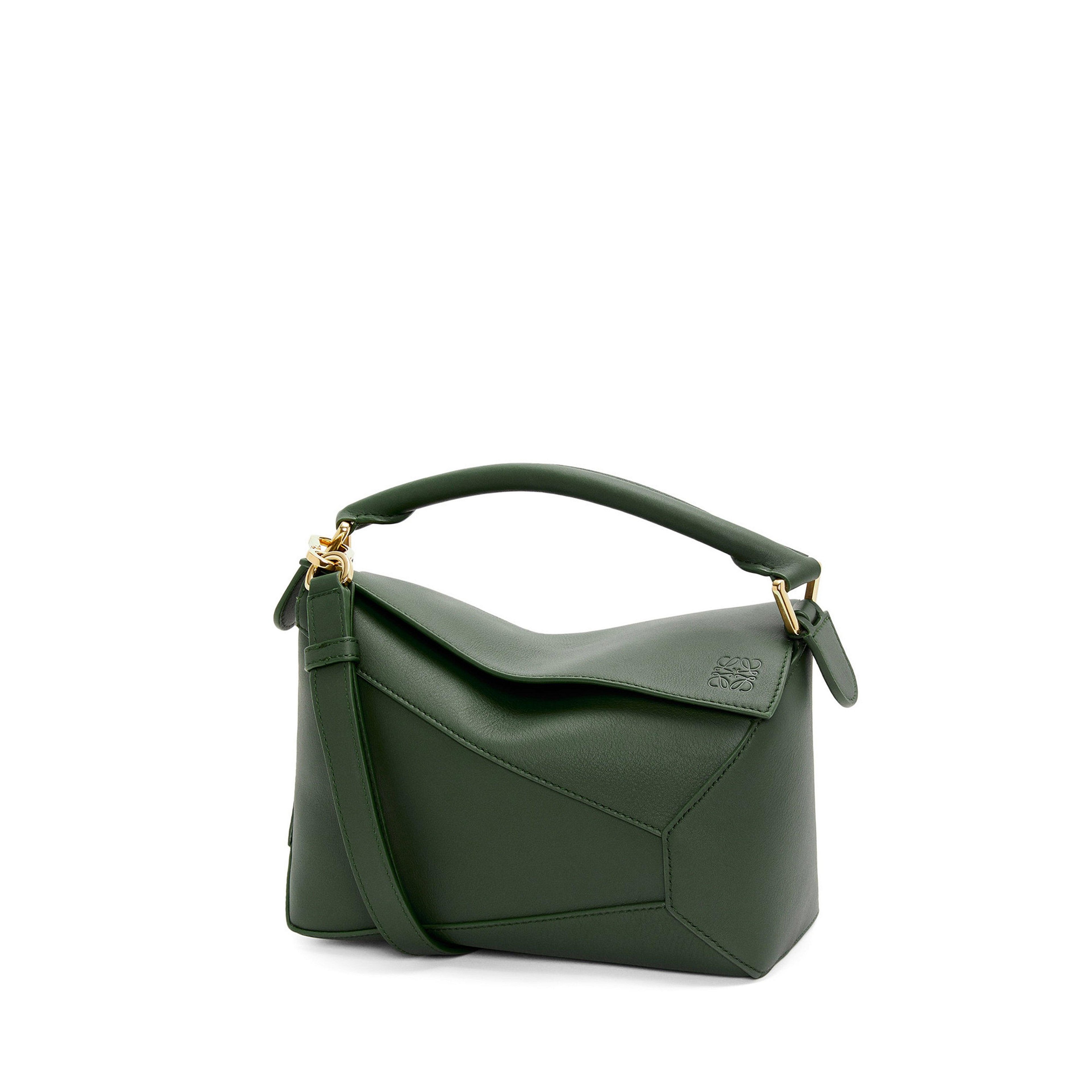 Loewe - Women's Puzzle Edge Small Bag - (Bottle Green) by LOEWE