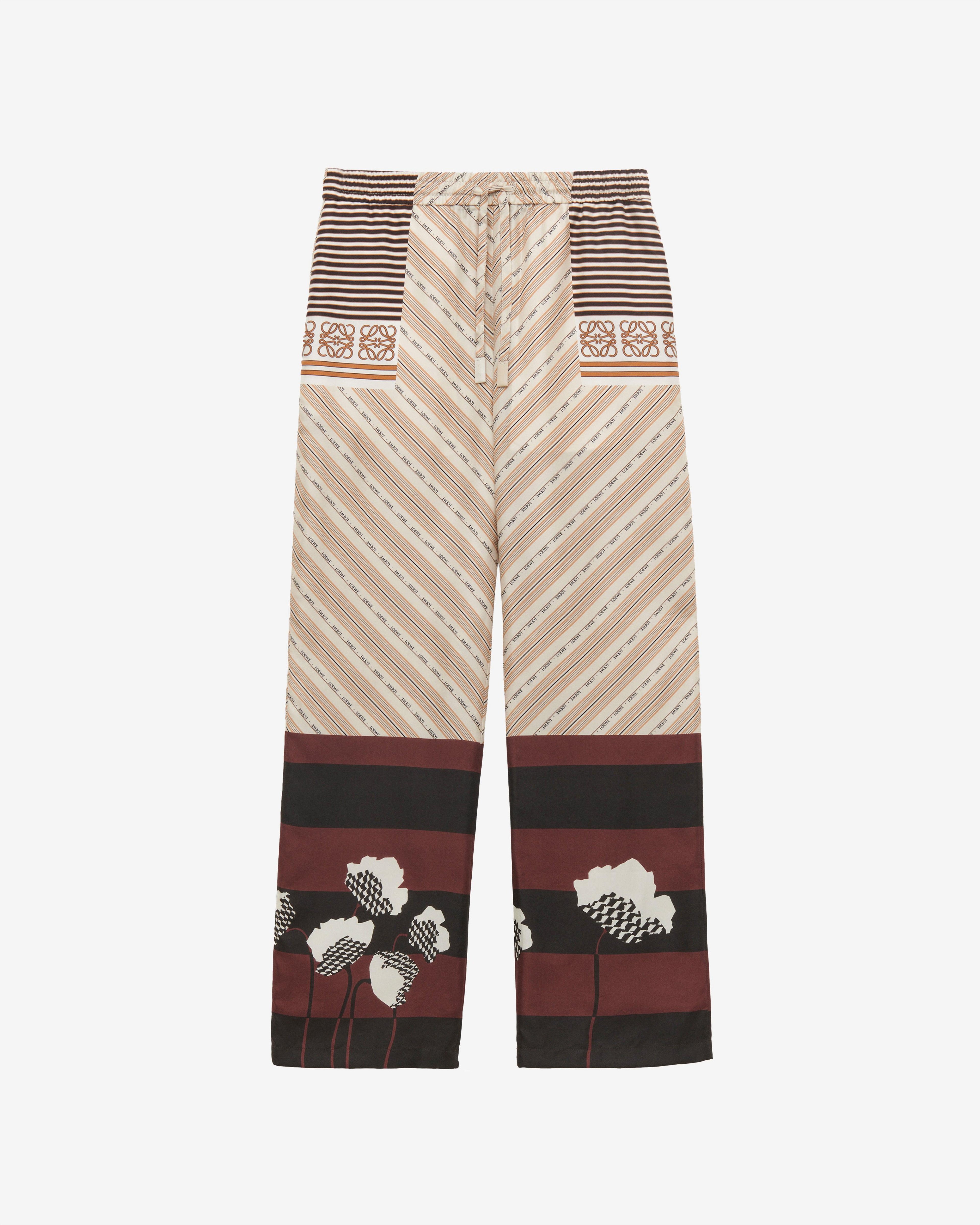 Loewe - Women's Pyjama Trousers - (Light Beige/Multicolor) by LOEWE