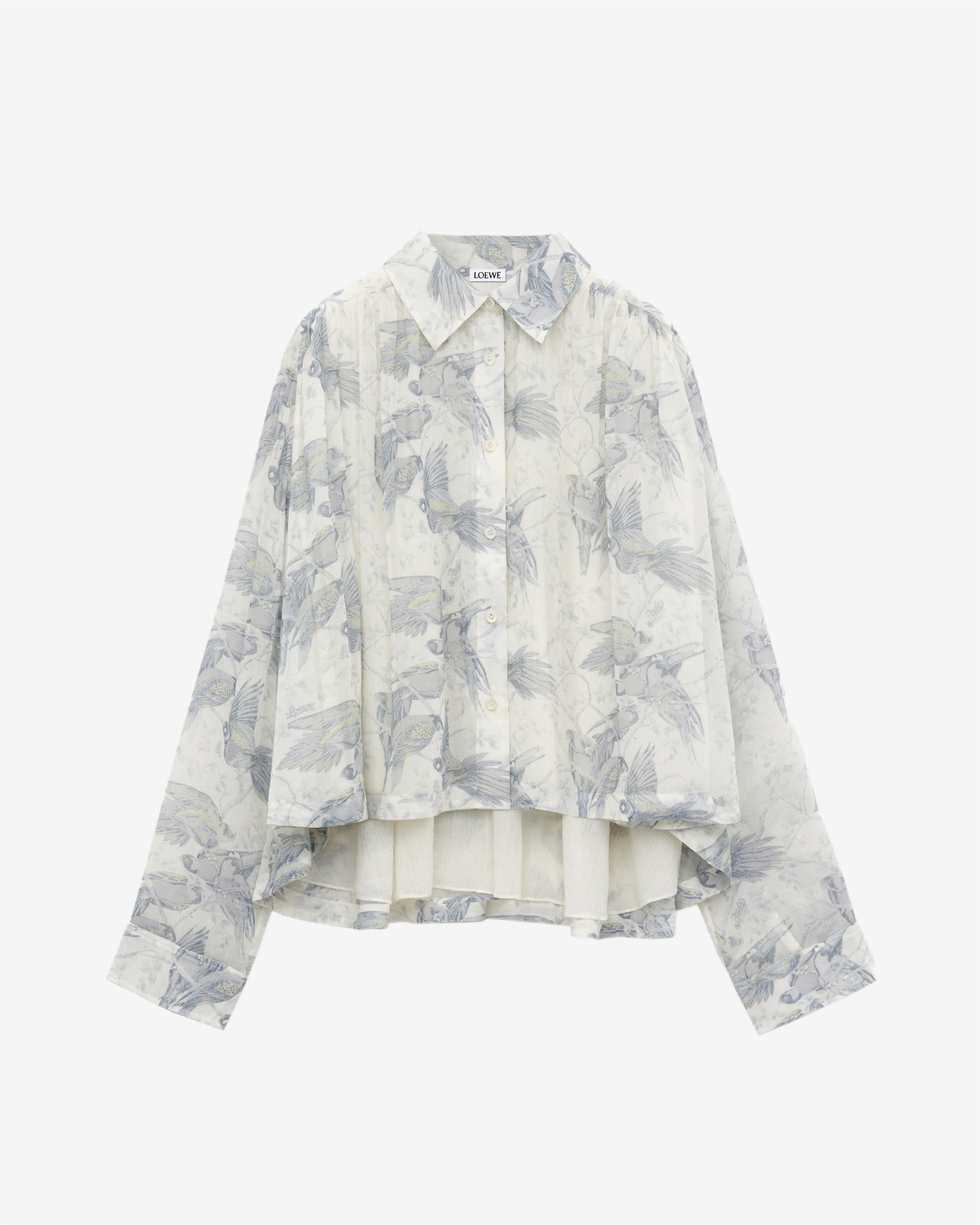 Loewe - Women's Trapeze Shirt - (Off White /Multicolor) by LOEWE