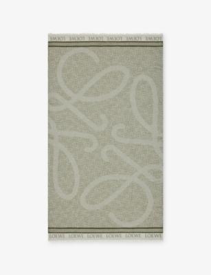 Loewe x Paula's Ibiza Anagram-Print Cotton Pareo by LOEWE