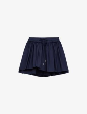 Loewe x Paula's Ibiza Layered Pleat Cotton Mini Skirt by LOEWE