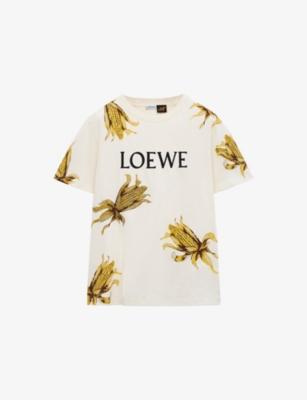 Loewe x Paula's Ibiza Rhinestone-Embellished Graphic Cotton-Jersey T-Shirt by LOEWE