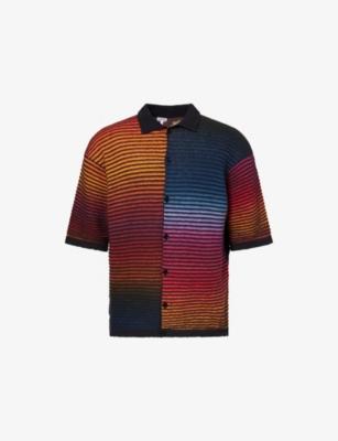 Loewe x Paula's Ibiza Striped Cotton-Knit Shirt by LOEWE