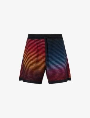Loewe x Paula's Ibiza Striped Cotton-Knit Shorts by LOEWE