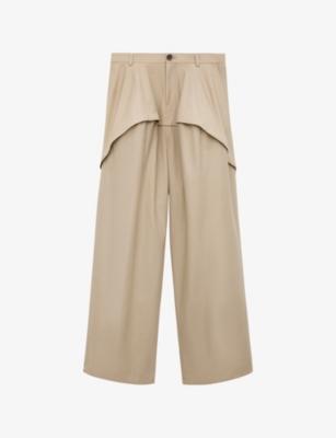 Loewe x Paula's Ibiza Wide-Leg High-Rise Cotton Trousers by LOEWE