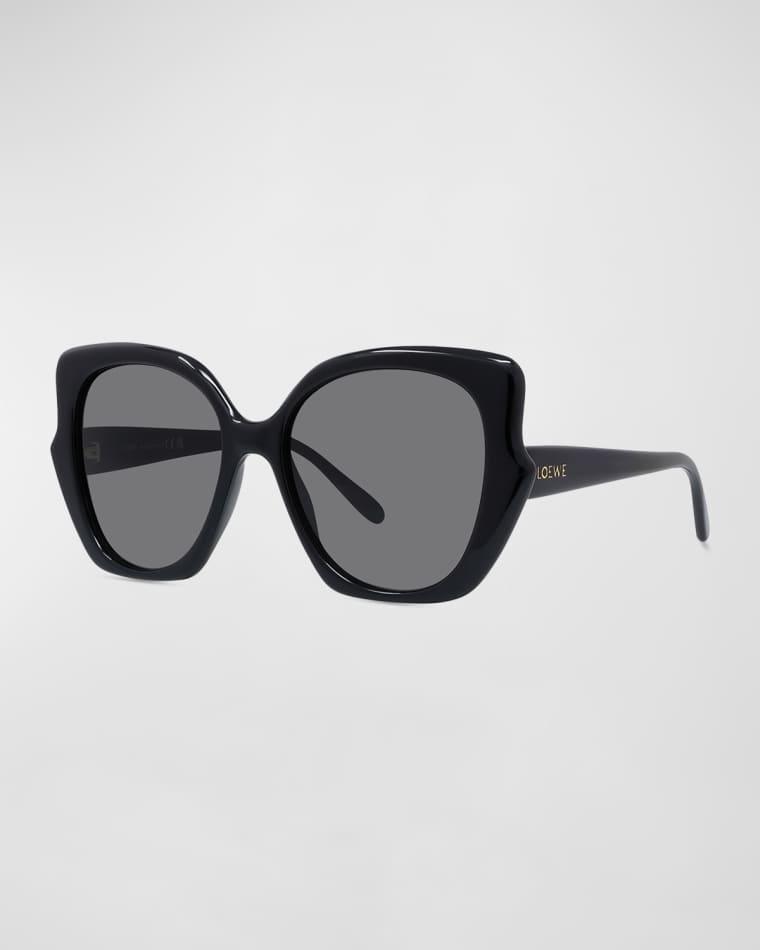 Logo Acetate Butterfly Sunglasses by LOEWE