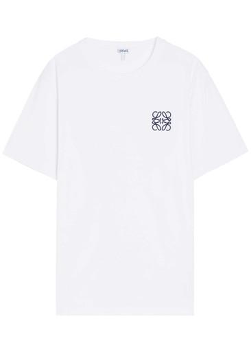 Logo-embroidered cotton T-shirt by LOEWE
