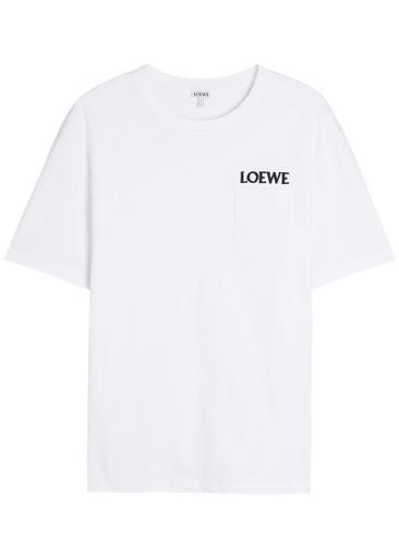 Logo-embroidered stretch-cotton T-shirt by LOEWE