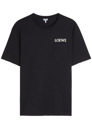 Logo-embroidered stretch-cotton T-shirt by LOEWE