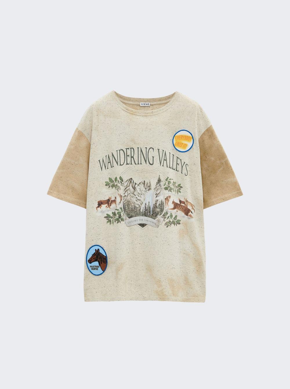 Loose Fit T-shirt Light Oat Melange  | The Webster by LOEWE