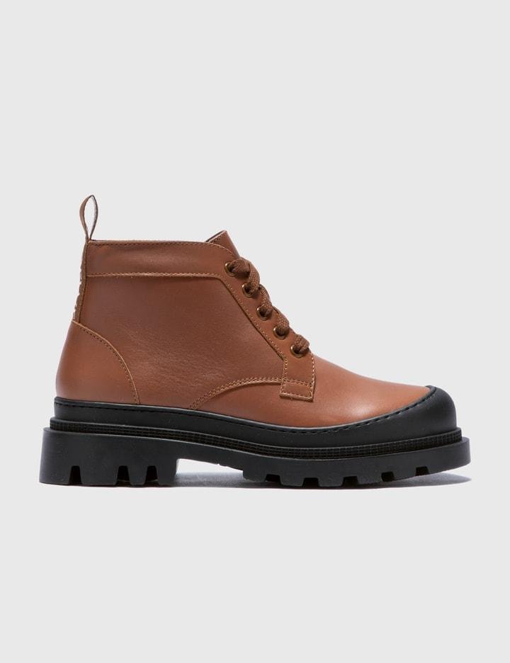 MID COMBAT BOOTS by LOEWE
