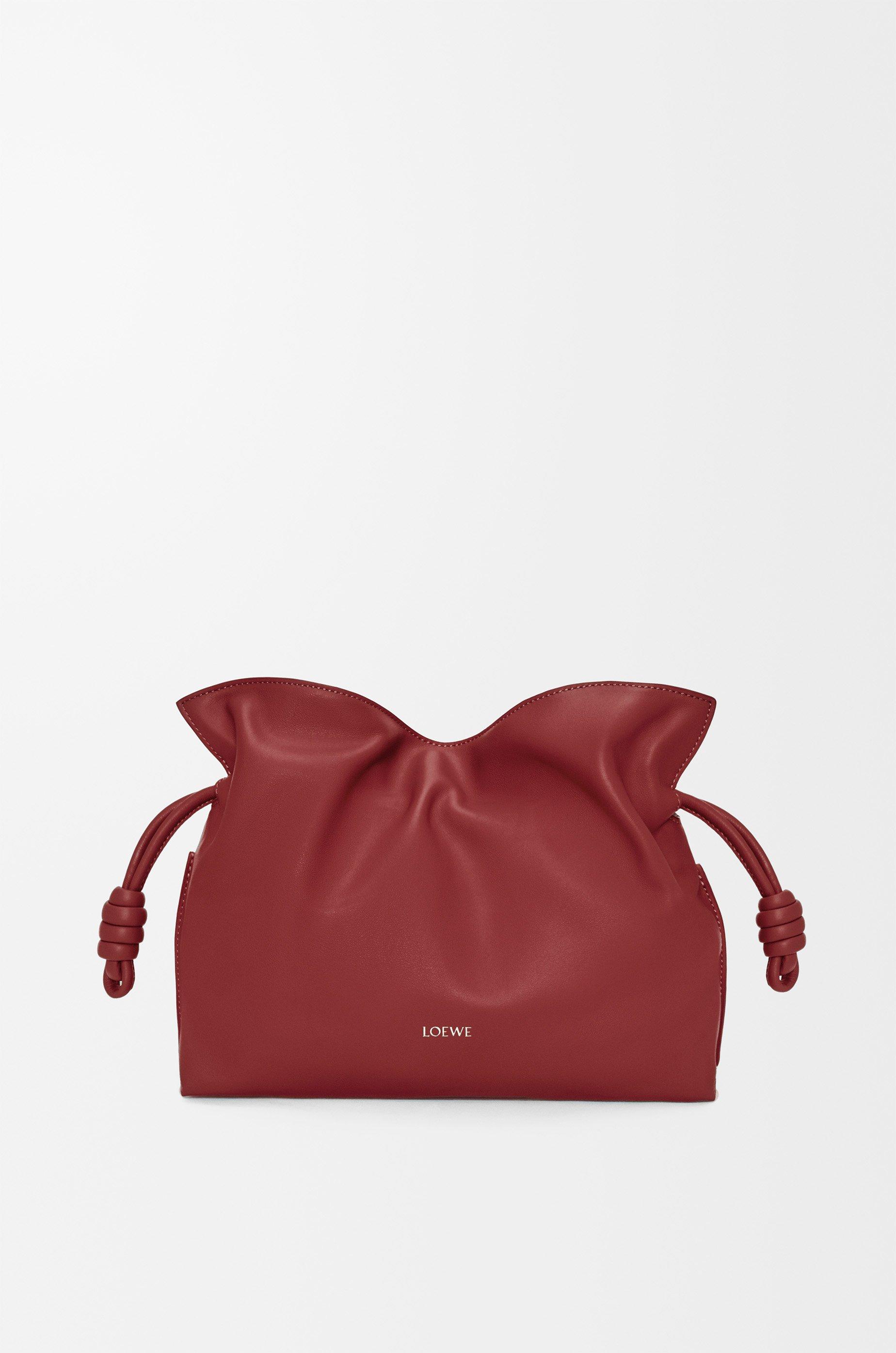 Medium Flamenco clutch in nappa calfskin by LOEWE