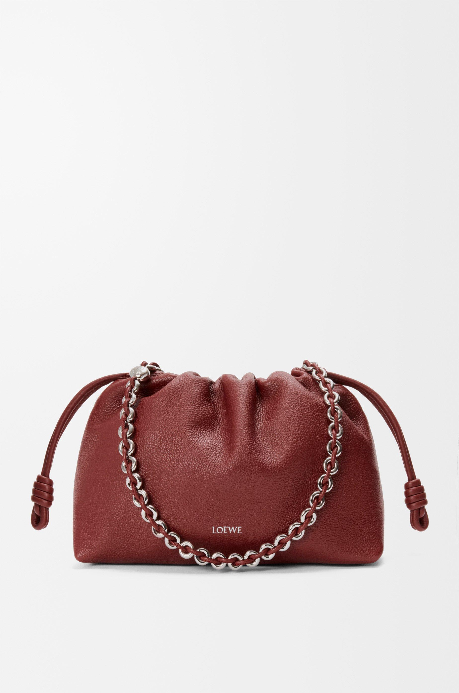 Medium Flamenco purse in fine grained calfskin by LOEWE