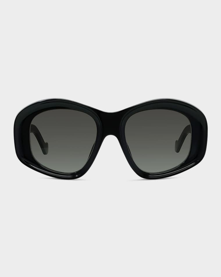 Men's Geometric Acetate Sunglasses by LOEWE