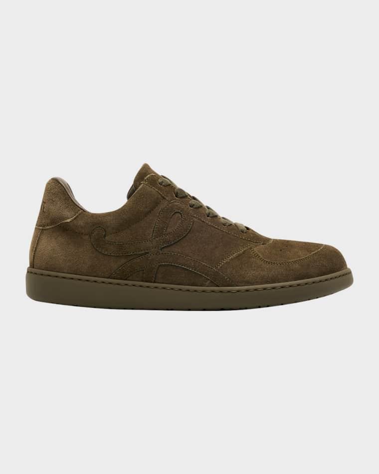 Men's Jambo Suede Low-Top Sneakers by LOEWE