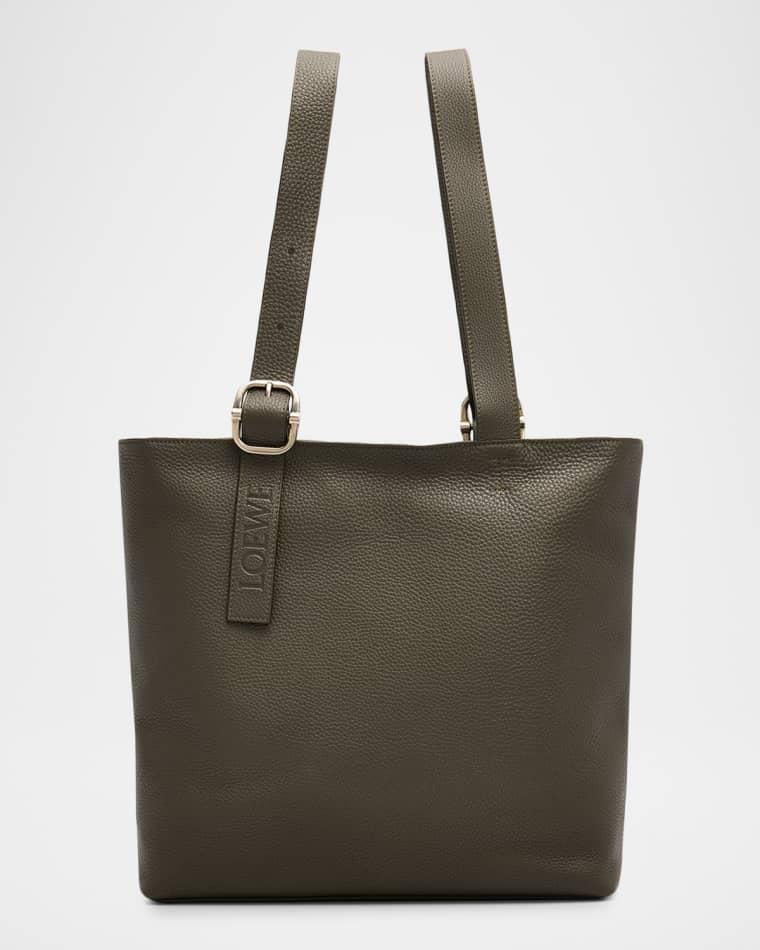 Men's Loop Zipped Leather Tote Bag by LOEWE