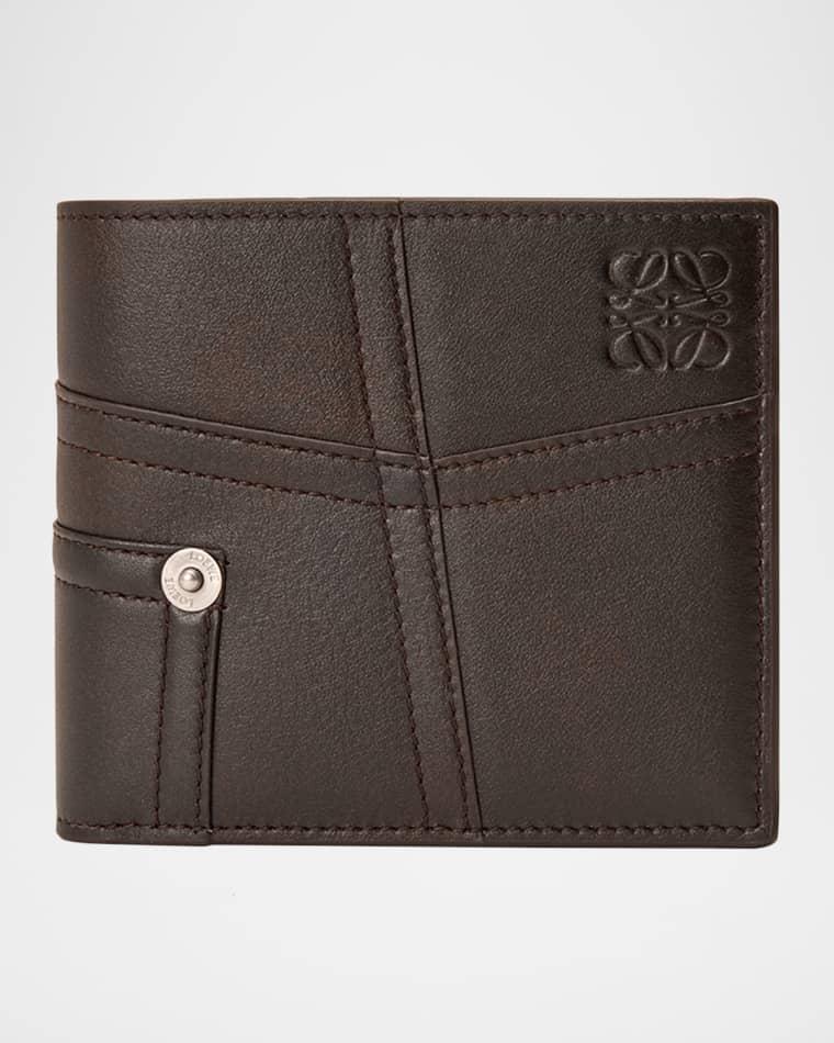 Men's Panta Leather Bifold Wallet by LOEWE