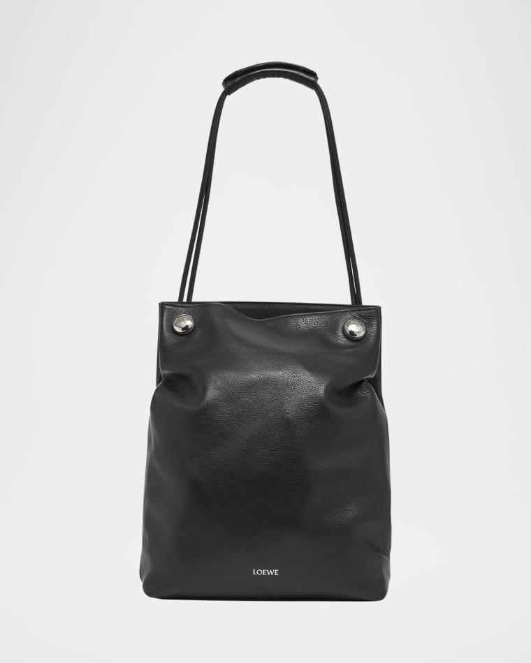 Men's Pebble Leather Hobo Bag by LOEWE