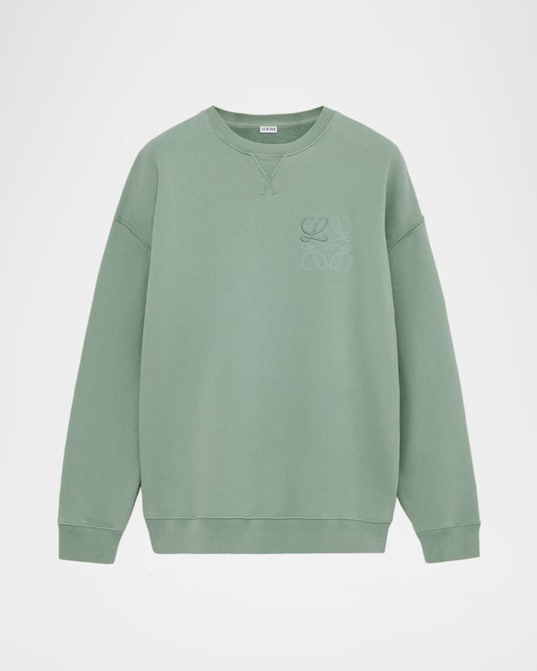 Men's Print-Embroidered Anagram Sweatshirt by LOEWE
